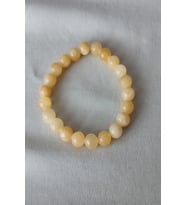 8 MM KALSİT DOĞAL TAŞ BİLEKLİK
