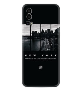 General Mobile Gm 23 Kılıf Silikon Desen Özel Seri New York 1612