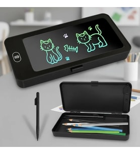 Lcd Dokunmatik Ekranlı Kalemlik Siyah Renk