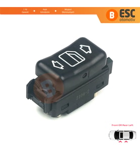 Mercedes W124 A124 C124 S124 W126 C126 W463 W201 190 A1248204610 İçin Sol Kapı Cam Açma Düğmesi