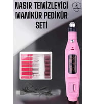 Protez Tırnak Manikür ve Pedikür Seti Elektrikli