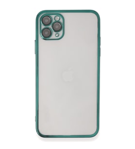 Iphone 11 Pro Kılıf Razer Lensli Silikon - Yeşil