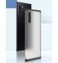 Samsung Galaxy Note 10 Uyumlu Kılıf Zore Nili Kapak (Mavi)