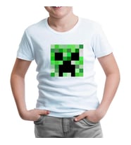 MineCraft 4 Beyaz Çocuk Tshirt