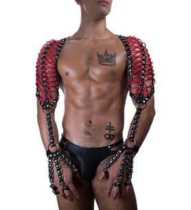 Mulvxbrf Brf02 Erkek  Kol Ve Omuz Lastik Harness - Brfm182 (Mulvix)