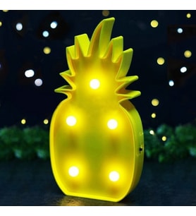 PINEAPPLE LED LİGHT DECOR LED IŞIKLI ANANAS PİLLİ LED IŞIK GÜN IŞIĞI LED IŞIK KIR DÜĞÜNÜ DEKORLARI