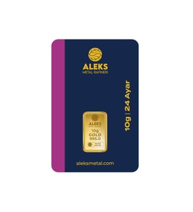 AgaKulche 10 gr 995 24 Ayar AMR Külçe Altın