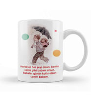 Babalar Günü Babaya Hediye 0011 Kupa Bardak Porselen