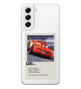 Samsung Galaxy S22 Uyumlu Cars Mcqueen Desenli Şeffaf Telefon Kılıfı