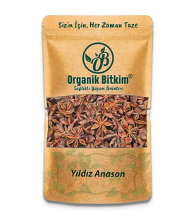 Organik Bitkim Yıldız Anason İri Taneli 100 gr