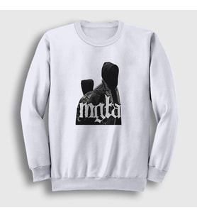 Presmono Unisex Beyaz Band V2 Mgla Sweatshirt 376101tt