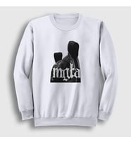 Presmono Unisex Beyaz Band V2 Mgla Sweatshirt 376101tt