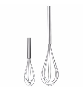 2 Parça Çelik Çırpıcı IKEA 2 Li Metal Tel Çırpıcı Mutfak Ürünleri (Gümüş)