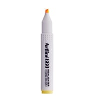 Artline Kesik Uçlu Fosforlu Kalem 1,0-4,0 MM Pastel Sarı (12 Li Paket)