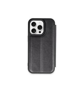 Apple iPhone 15 Pro Max Uyumlu Kılıf Flip Cover - Siyah