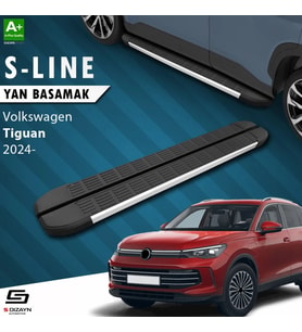 VW Tiguan 3 S-Line Aluminyum Yan Basamak 183 Cm 2024 Üzeri