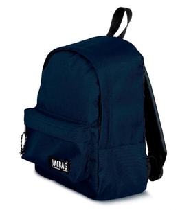 Jacbag Classic Kids - İki Bölmeli Ufak Günlük Sırt Lacivert Çantası - Jac-34 - Erkek (Çok Renkli)