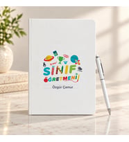 Sınıf Öğretmenine İsme Özel Defter ve Kalem Seti
