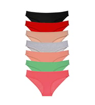 7 adet Süper Eko Set Likralı Kadın Slip Külot