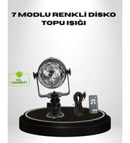 Ritme Duyarlı Led Disko Topu - Renkli Işık Gösterili Parti Lambası