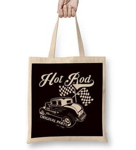 Hot Rod Original Parts Classic Old American Engine Hotrod Bez Çanta Uzun Saplı