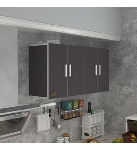 Kenzlife hazır mutfak merta gri 060*120*22 mutfak banyo dolabı kapaklı raflı (Karışık)
