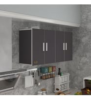 Kenzlife hazır mutfak merta gri 060*120*22 mutfak banyo dolabı kapaklı raflı (Karışık)