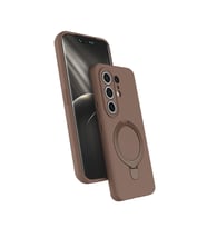 Lexroo Tecno Camon 50 Pro Kılıf M-safe Şarj Özellikli Standlı Samara Kılıf - Desert Gold