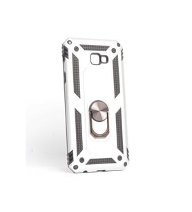 Samsung Galaxy J4 Plus Uyumlu Kılıf Zore Vega Kapak (Gri)