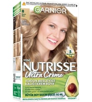 Garnier Nutrisse Yoğun Besleyici Kalıcı Krem Saç Boyası 8 Koyu Sarı