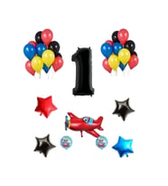 Uçak Folyo Balon 3lü TEMALI BALON SET