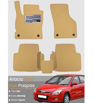 HYUNDAİ i30 (2007-2011) Uyumlu EVA Paspas Tam Set–Araca Özel,Kolay Montaj,Su Geçirmez