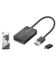 Usb Type-c 3.2 Gen1 All İn One Kart Okuyucu Cf Sd Microsd Ms 5 Gbps Siyah C313