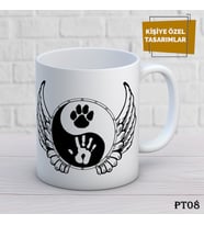 Patili Dostlarımız Temalı İsme Özel Kupa Bardak