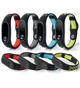 Xiaomi Mi Band 2 Nike Style Soft Silikon Kayış-(5775) - HEP-8435-6905