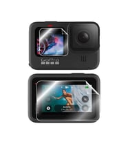GoPro Hero 10 Black Uyumlu 2'şer Adet hidrojel Ekran Film Nano Jelatini (Şeffaf)