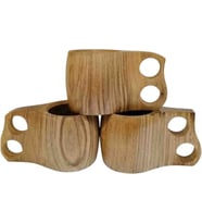 El Yapımı Ahşap Kuksa Bardak – Doğal Ağaç Kupa, Viking Tarzı Kamp ve Doğa Severler Için Özel Tasarım, Outdoor & Bushcraft Kahve Çay Bardağı