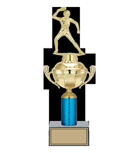 ODAK KUPA - Figürlü Kupalar - Masa Tenisi Kadın Figürlü Kupalar FG-052 C - 36 cm