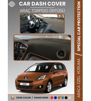 PEUGEOT 5008 (2011-2014) Torpido Örtüsü Panel Koruma Torpido Koruma Tam Uyum Kaymaz Özel Kesim