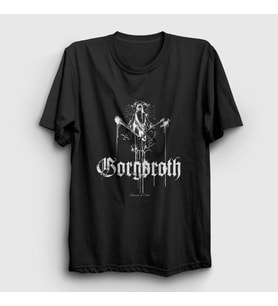 Presmono Unisex Siyah Season of Mist Gorgoroth T-Shirt 53755tt
