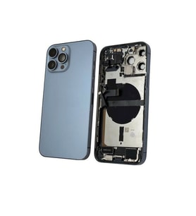 İphone 13 Pro Max Uyumlu Kasa Dolu Bataryasız - Mavi