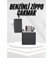 Hediyelik Zarif  Model Siyah Benzinli Çakmak