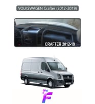 VOLKSWAGEN CRAFTER (2012-2019) Uyumlu Torpido Örtüsü Yansıma Önleyici Koruma Hızlı Montaj K74