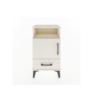 Arges Komodin 3 Raflı Tek Kapaklı 44x30x80 Aytaşı-Aytaşı