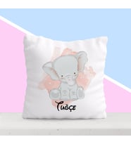 BK Gift Kişiye Özel İsimli Çocuk Beyaz Yastık-7