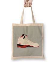 Air Jordan Sneaker Jordan 5 Fire Red Bez Çanta Uzun Saplı