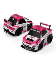 MINI GT QUBE Carz MINI GT SILVIA 2台セット Mini Gt 1/64 Qube Carz Serisi Nissan Silvia S15 LB-Super