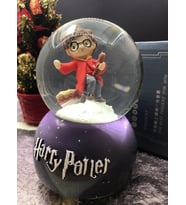 Harry Potter Kar Küresi otomatik müzikli ışıklı