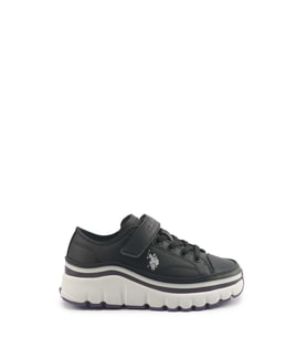 U.S. Polo Assn. KENTA JR 5PR 102032553 Kız Çocuk Sneaker Ayakkabı Siyah Mor 31-35