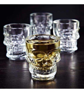4'lü Kuru Kafa Shot Bardak Seti 2946